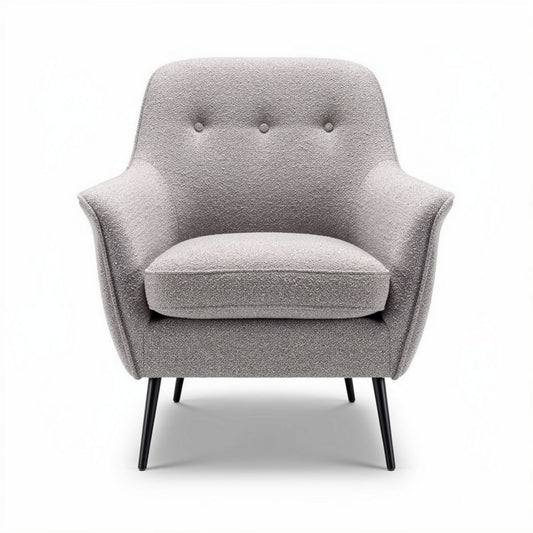 Fauteuil en velours côtelé bleu marine 70 x 70 x 80cm pour salon